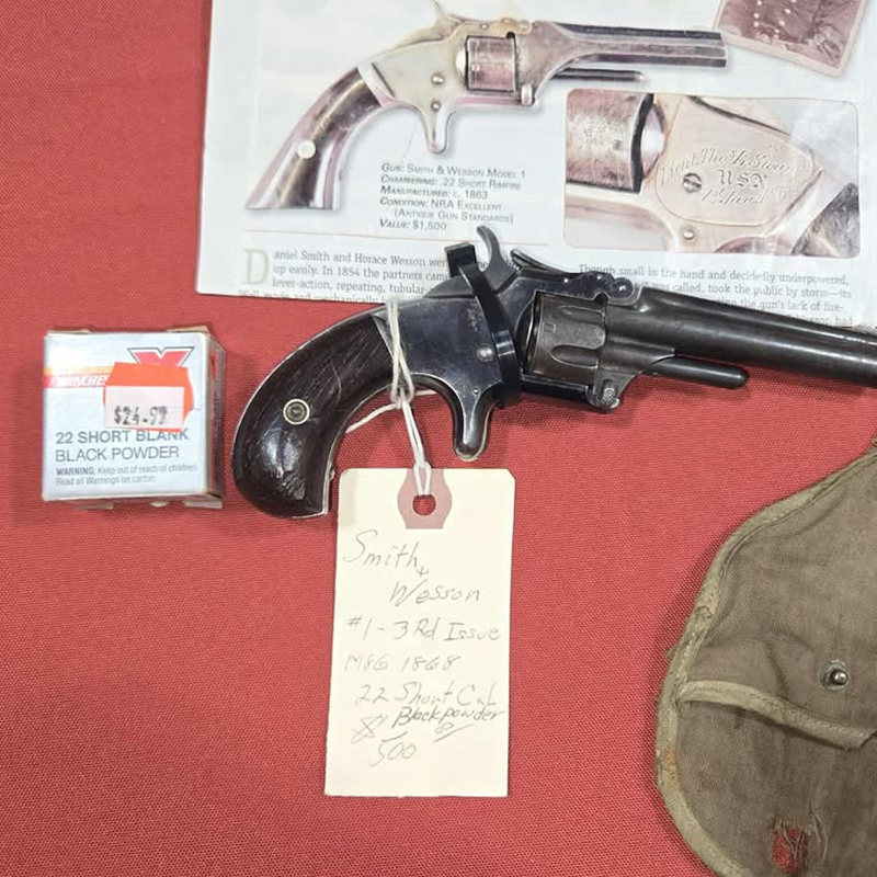 S&W MODEL 1 3RD ISSUE