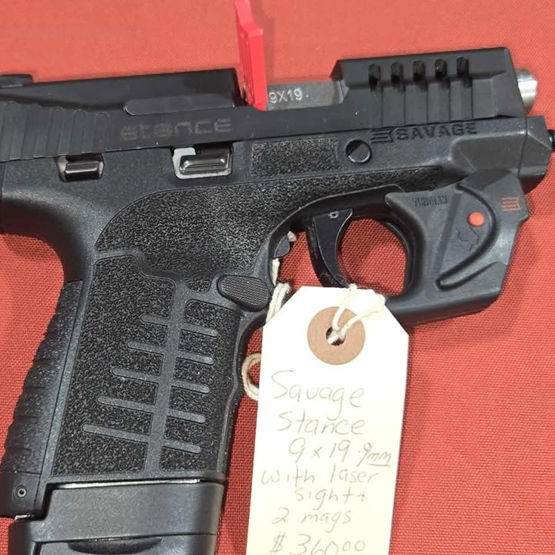 SAVAGE STANCE WITH LASER 9MM